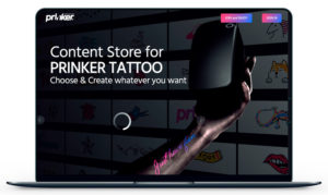 Prinker S Impresora de Tatuajes Temporales Prinker S para Tatuajes  Temporales y Personalizados con Tinta Cosmética Negra - Compatible con iOS  y Android : : Belleza